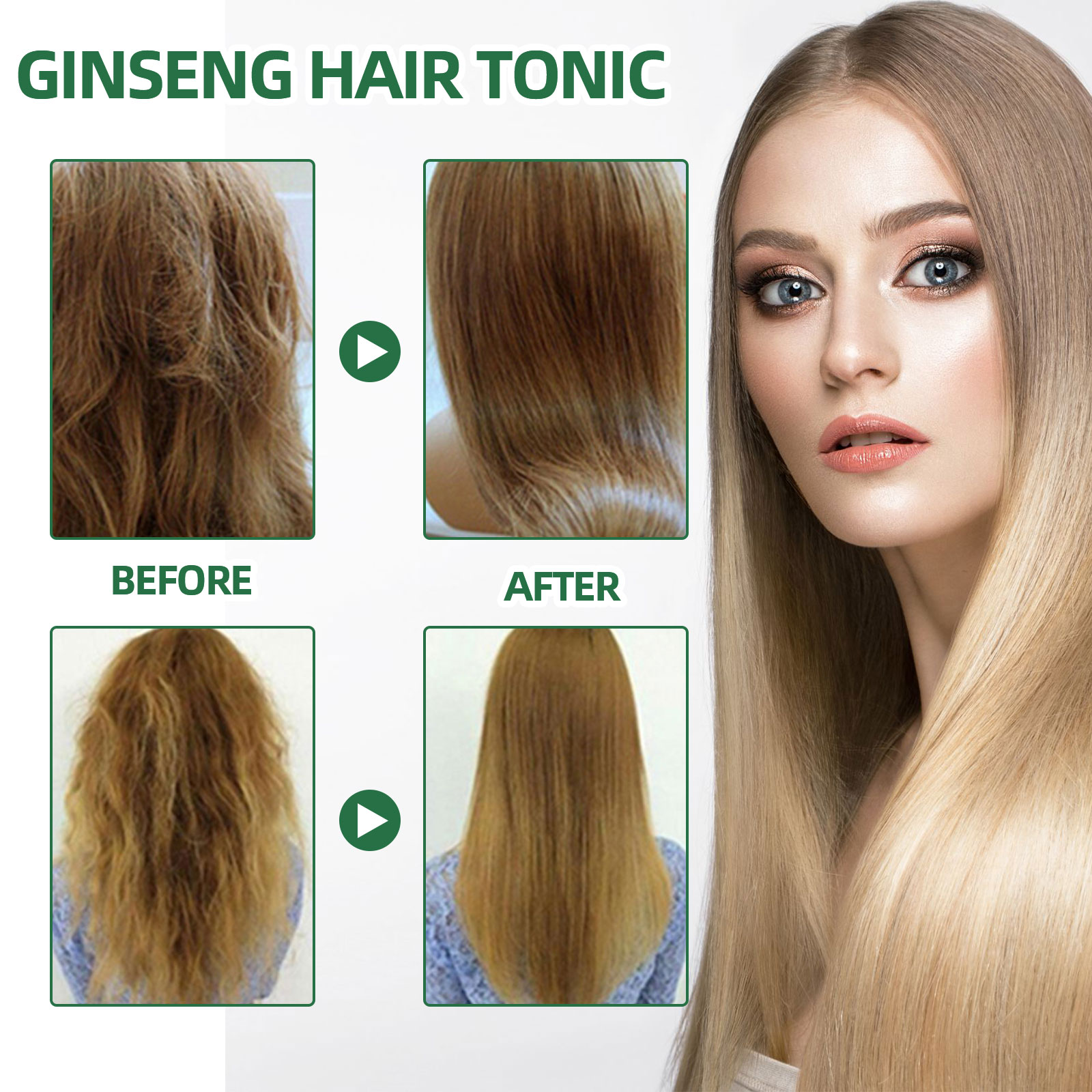 Natural Herbal Ginseng Hair Ca - đánh giá và giá Nutrition And Fitness