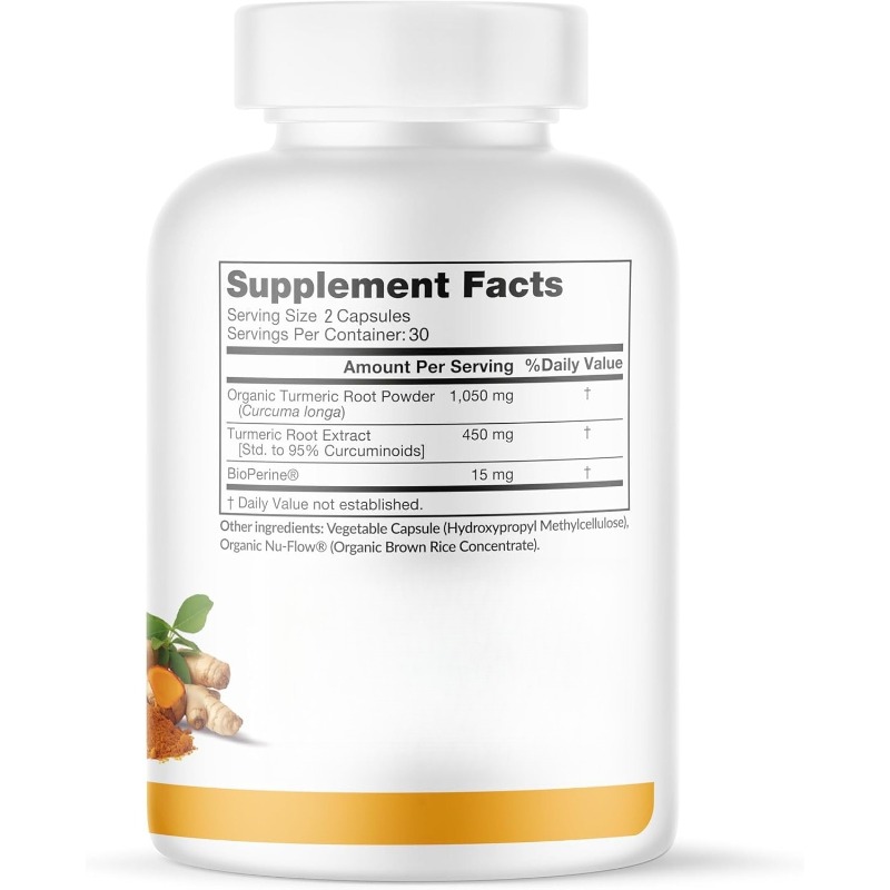 Turmeric Curcumin and BioPerin - đánh giá và giá Turmeric Curcumin Capsule